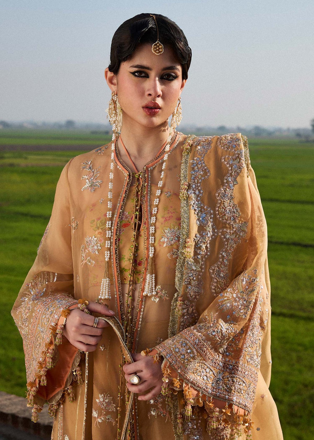 Hussain Rehar | Darlings Festive 25 | Sundal -  Hussain Rehar Ladies Clothes - Original Designer Dress - House of Maryam