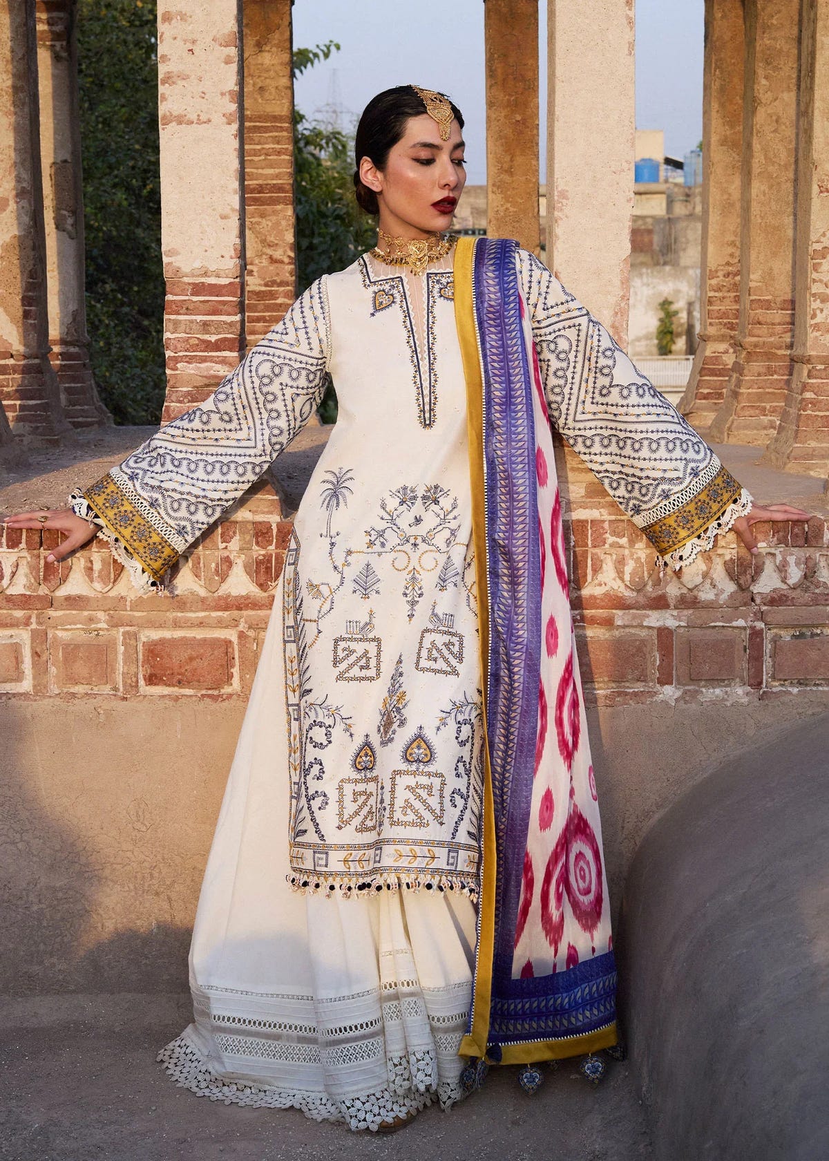 Hussain Rehar | Nirmal SS 25 | Motia -  Hussain Rehar Ladies Clothes - Original Designer Dress - House of Maryam