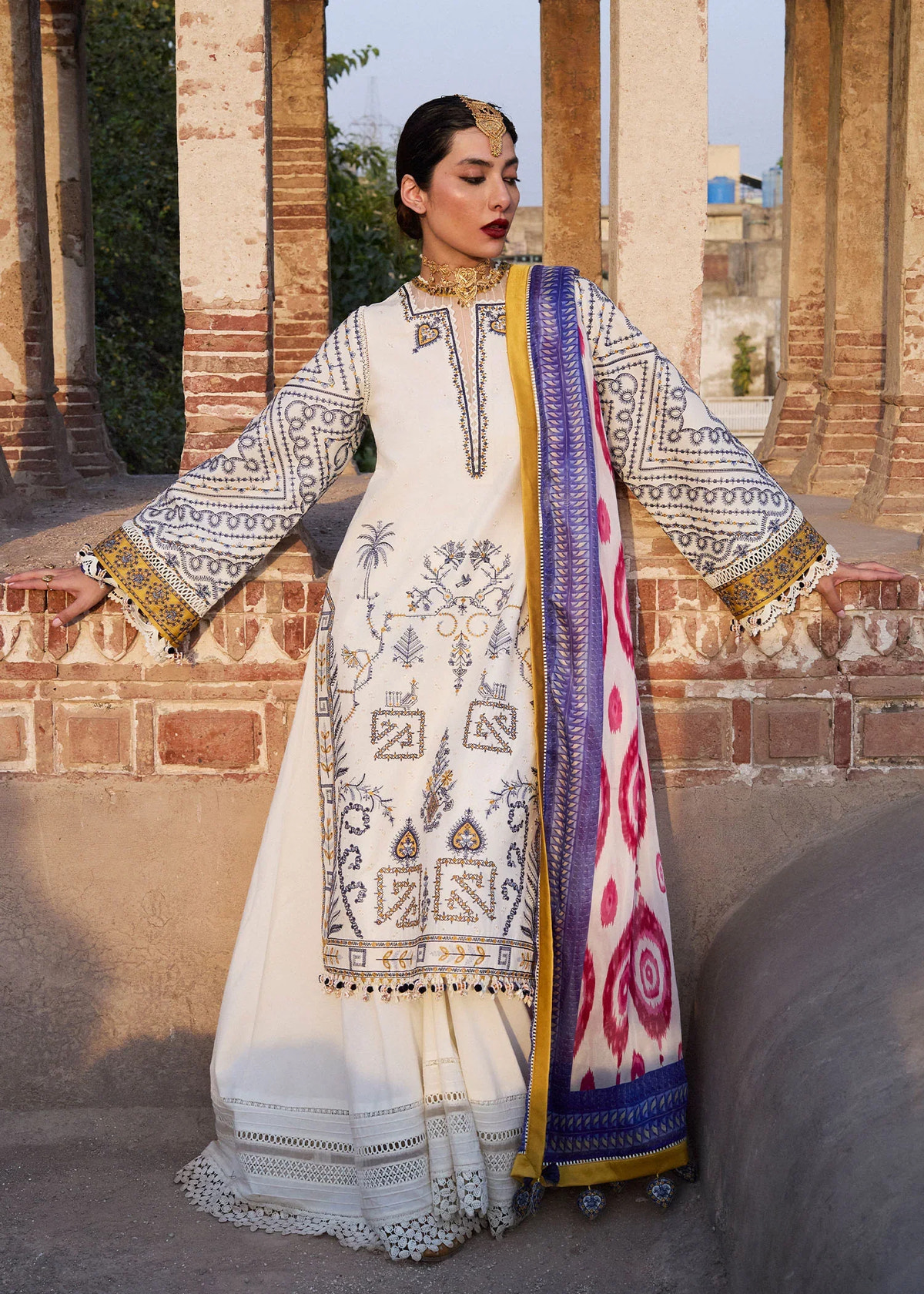 Hussain Rehar | Nirmal SS 25 | Motia -  Hussain Rehar Ladies Clothes - Original Designer Dress - House of Maryam