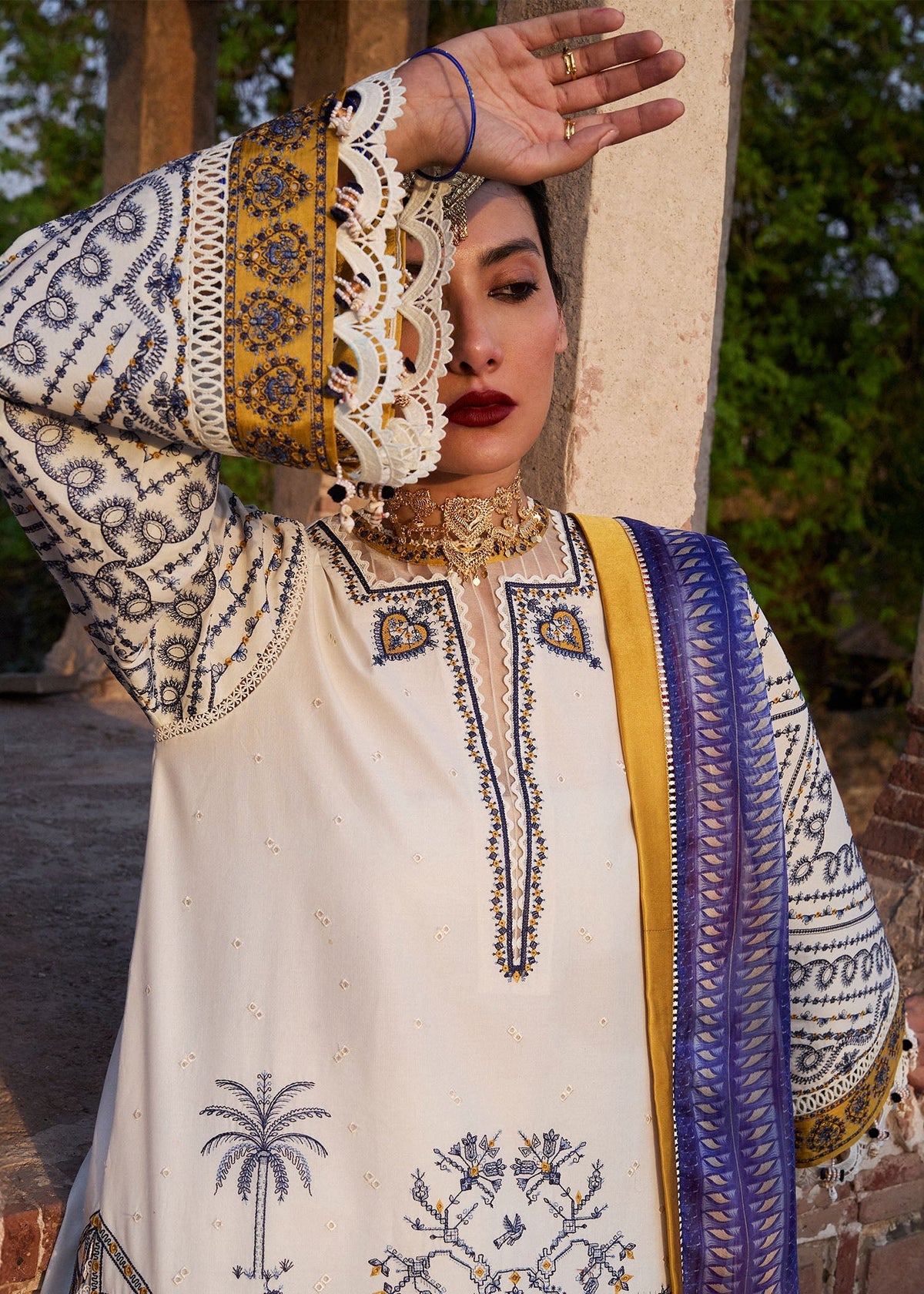 Hussain Rehar | Nirmal SS 25 | Motia -  Hussain Rehar Ladies Clothes - Original Designer Dress - House of Maryam