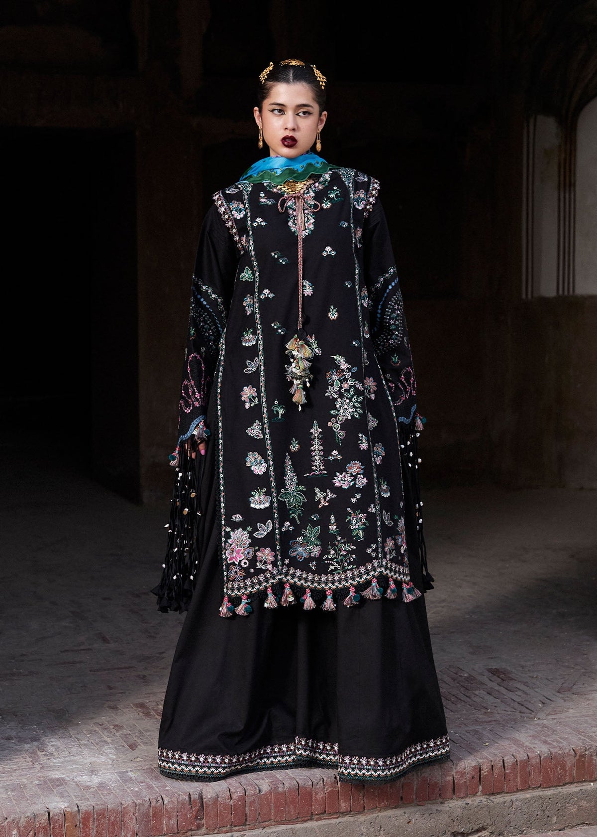 Hussain Rehar | Nirmal SS 25 | Arzo -  Hussain Rehar Ladies Clothes - Original Designer Dress - House of Maryam