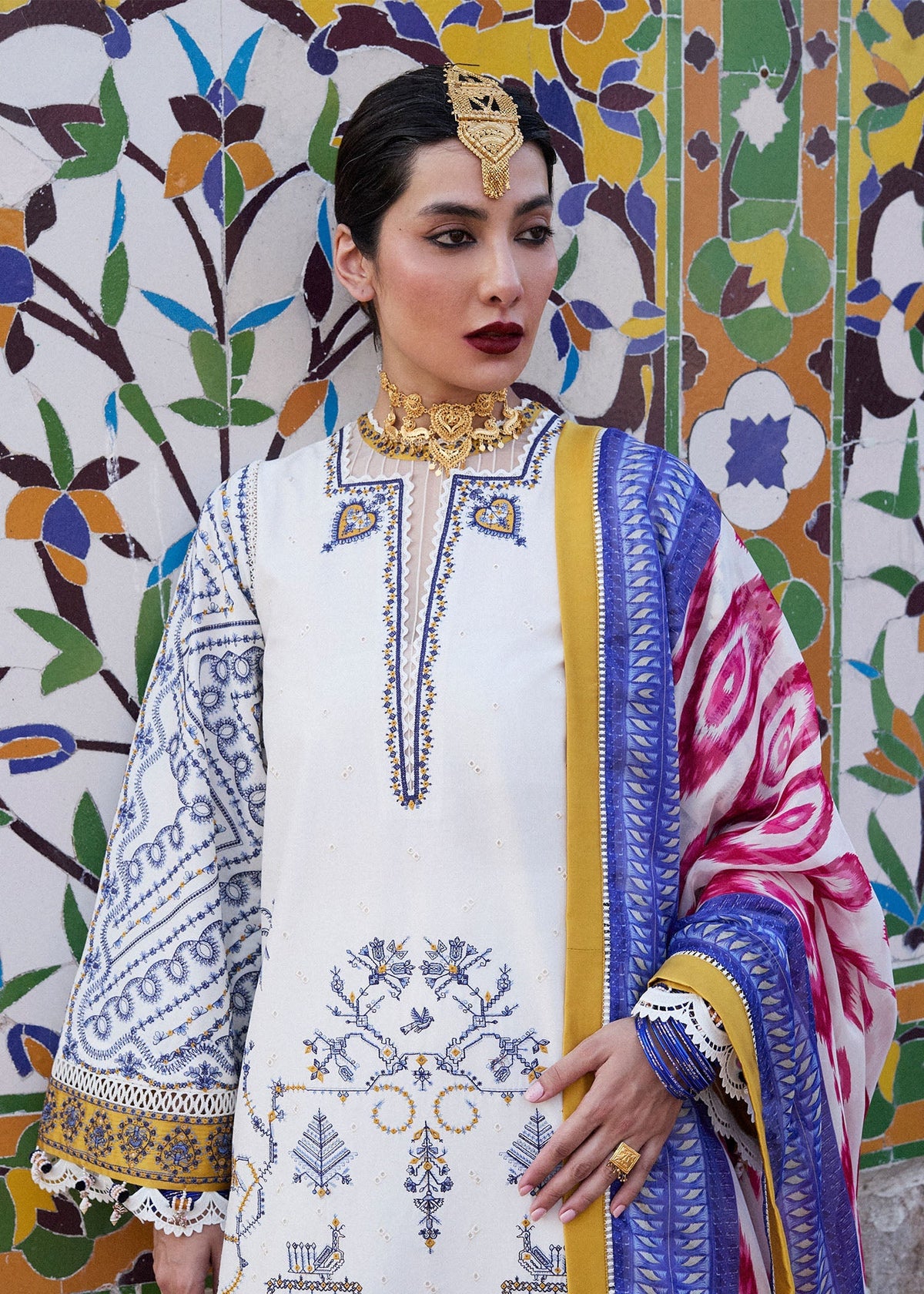 Hussain Rehar | Nirmal SS 25 | Motia -  Hussain Rehar Ladies Clothes - Original Designer Dress - House of Maryam