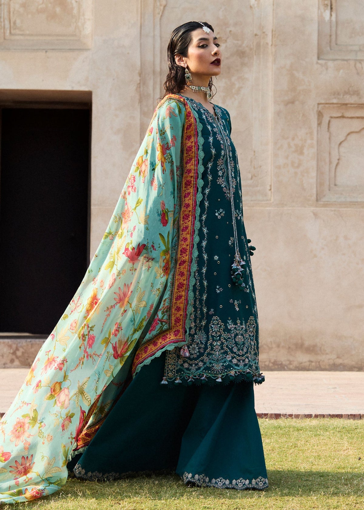 Hussain Rehar | Nirmal SS 25 | Saher -  Hussain Rehar Ladies Clothes - Original Designer Dress - House of Maryam