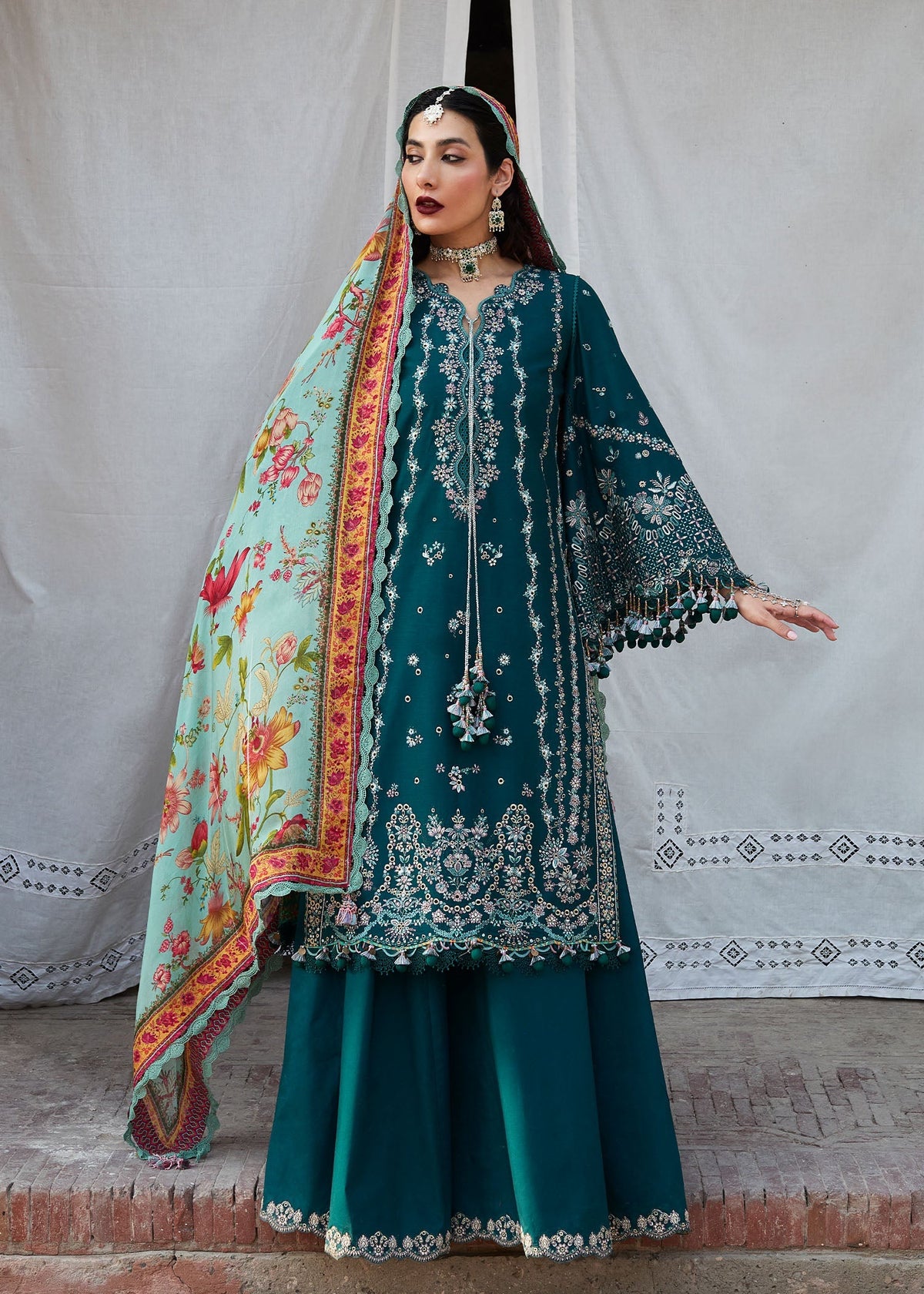 Hussain Rehar | Nirmal SS 25 | Saher -  Hussain Rehar Ladies Clothes - Original Designer Dress - House of Maryam