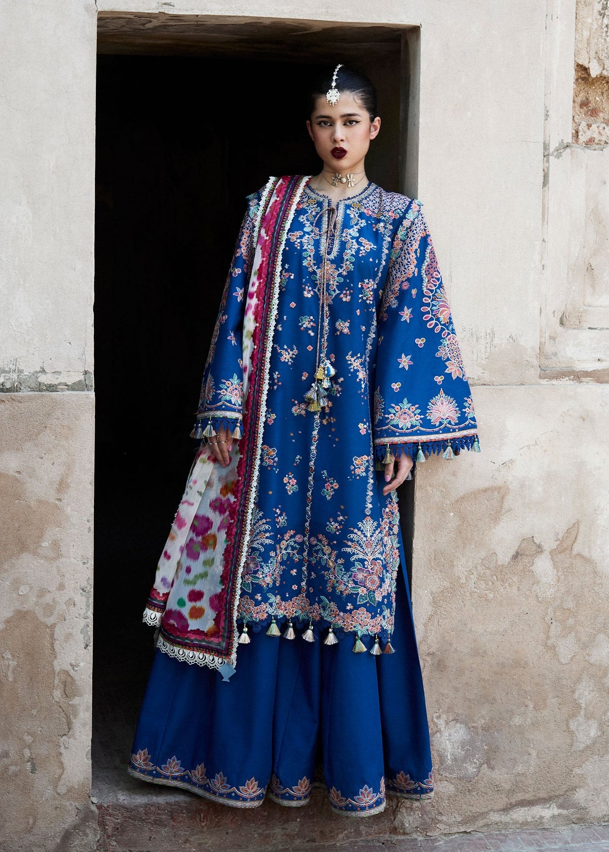 Hussain Rehar | Nirmal SS 25 | Zarqa -  Hussain Rehar Ladies Clothes - Original Designer Dress - House of Maryam