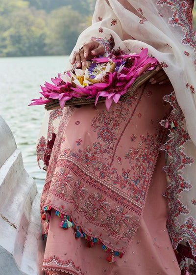 Hussain Rehar | Luxury Lawn 25 | Peaar -  Hussain Rehar Ladies Clothes - Original Designer Dress - House of Maryam