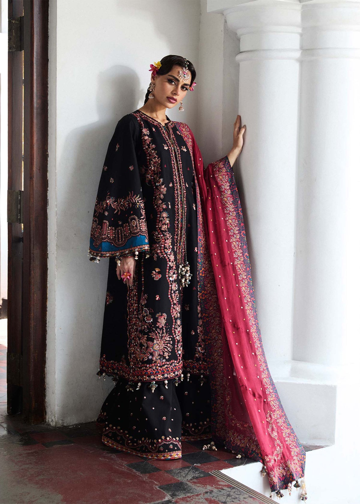 Hussain Rehar | Luxury Lawn 25 | Bliz -  Hussain Rehar Ladies Clothes - Original Designer Dress - House of Maryam
