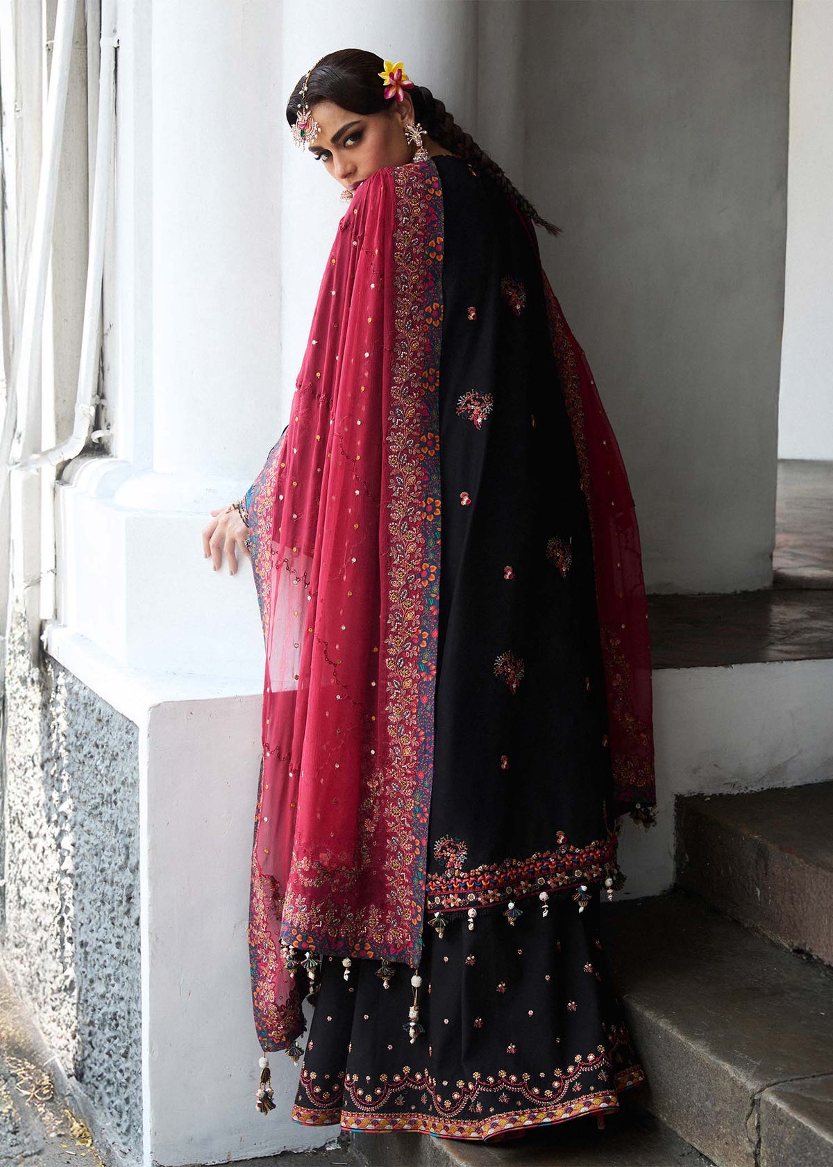 Hussain Rehar | Luxury Lawn 25 | Bliz -  Hussain Rehar Ladies Clothes - Original Designer Dress - House of Maryam
