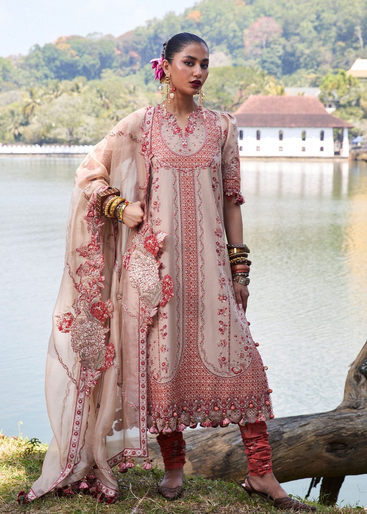 Hussain Rehar | Luxury Lawn 25 | Mari -  Hussain Rehar Ladies Clothes - Original Designer Dress - House of Maryam