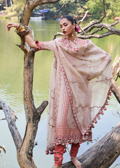 Hussain Rehar | Luxury Lawn 25 | Mari -  Hussain Rehar Ladies Clothes - Original Designer Dress - House of Maryam
