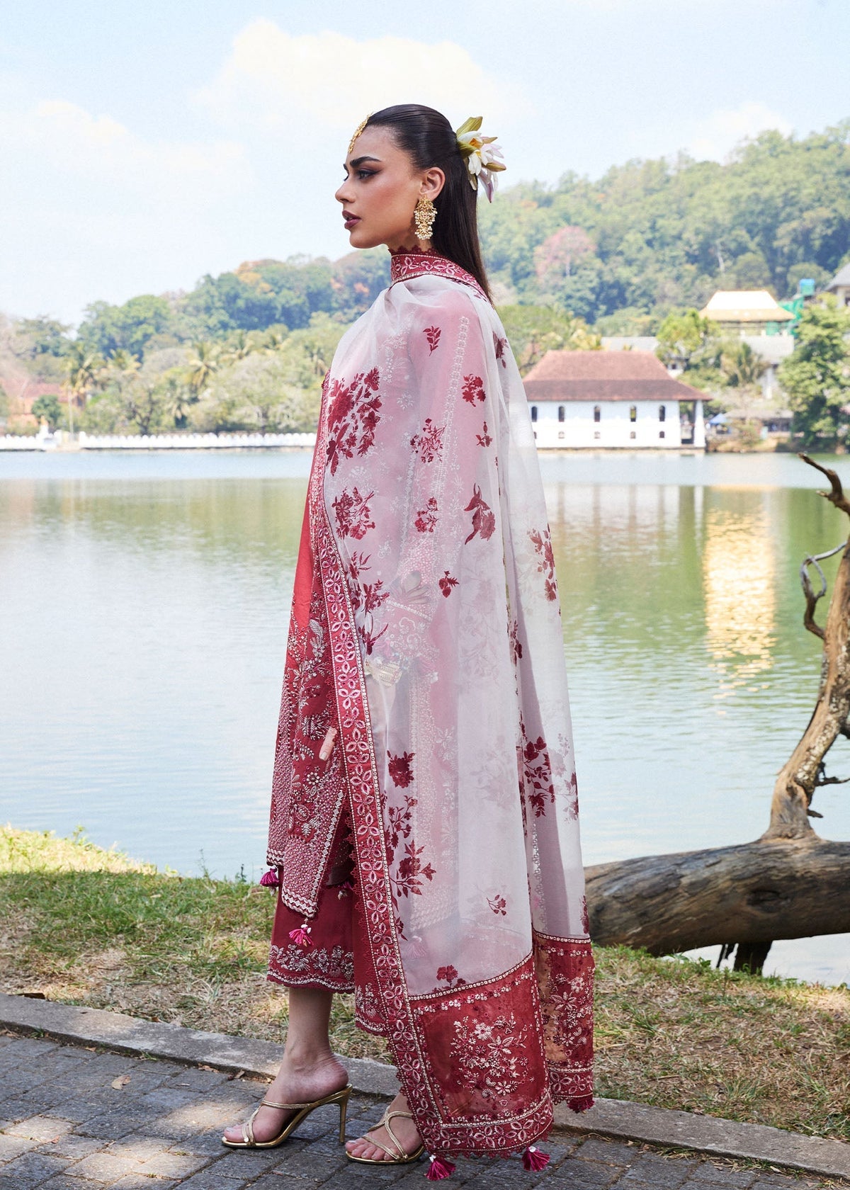 Hussain Rehar | Luxury Lawn 25 | Flare -  Hussain Rehar Ladies Clothes - Original Designer Dress - House of Maryam