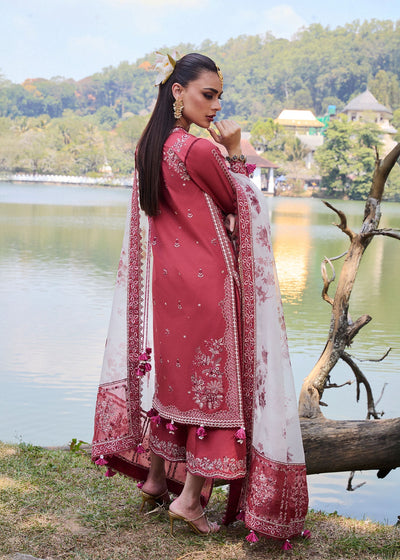 Hussain Rehar | Luxury Lawn 25 | Flare -  Hussain Rehar Ladies Clothes - Original Designer Dress - House of Maryam
