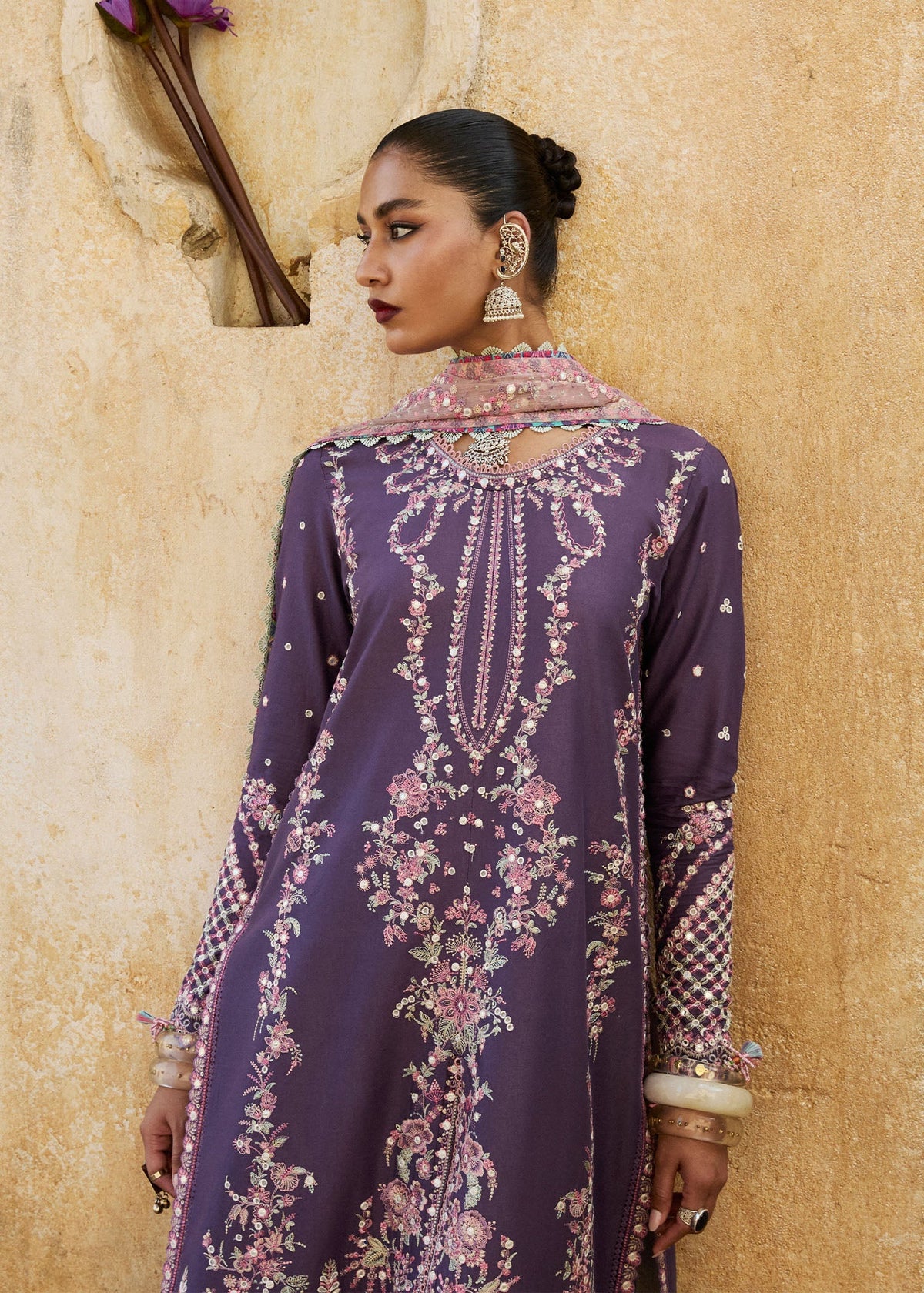 Hussain Rehar | Luxury Lawn 25 | Irris -  Hussain Rehar Ladies Clothes - Original Designer Dress - House of Maryam