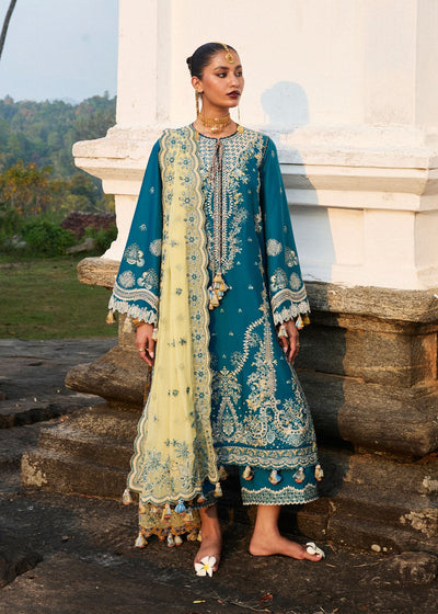 Hussain Rehar | Luxury Lawn 25 | Eupic -  Hussain Rehar Ladies Clothes - Original Designer Dress - House of Maryam