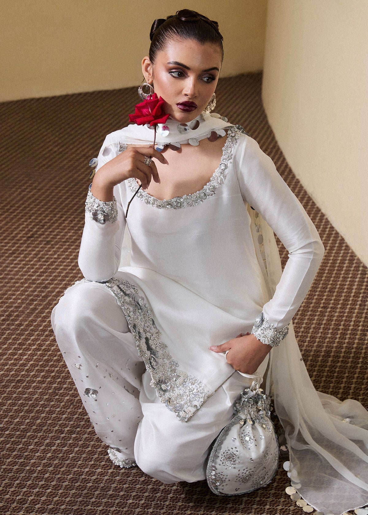 Hussain Rehar | SS Luxury Pret 25 | Swoon -  Hussain Rehar Ladies Clothes - Original Designer Dress - House of Maryam