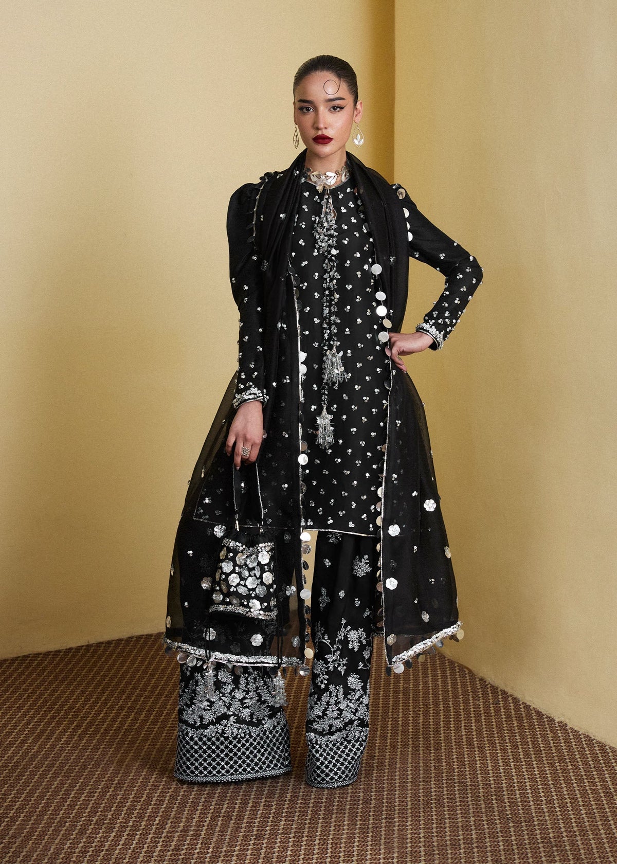 Hussain Rehar | SS Luxury Pret 25 | Kiara -  Hussain Rehar Ladies Clothes - Original Designer Dress - House of Maryam