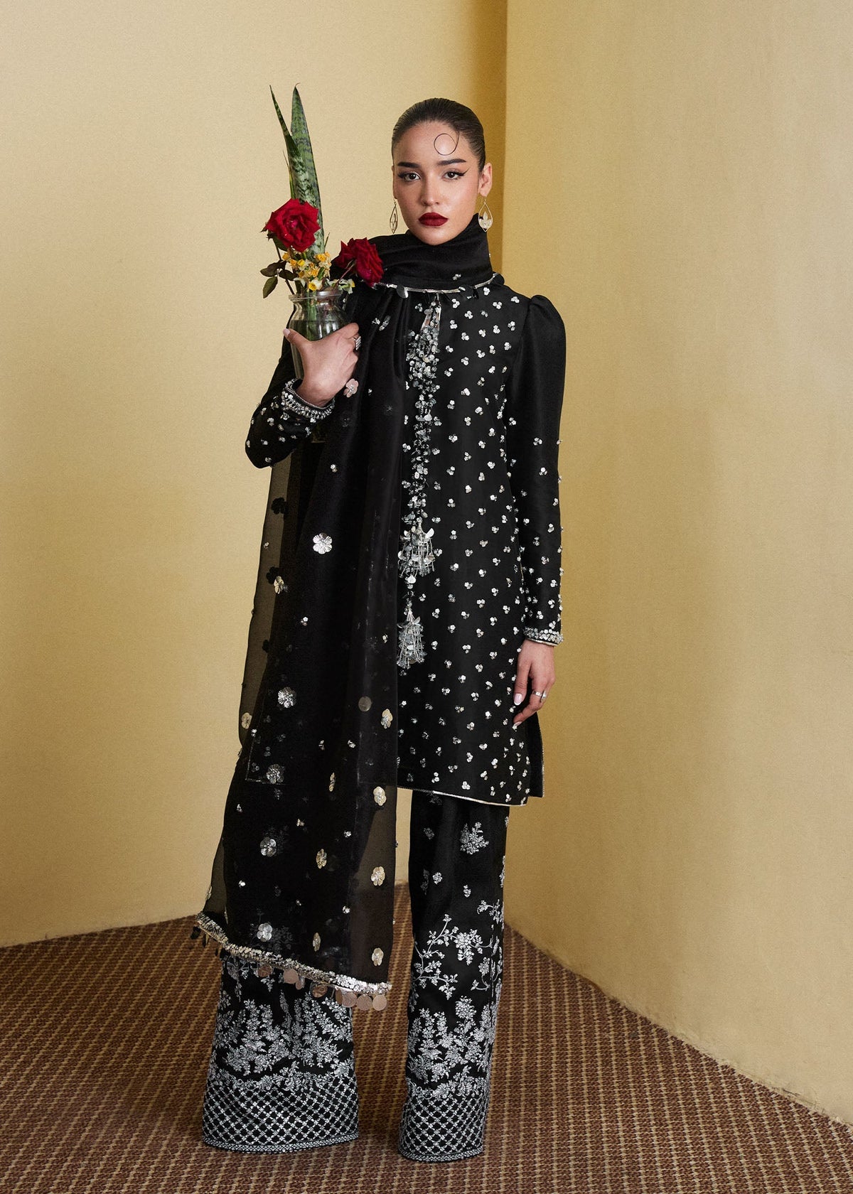 Hussain Rehar | SS Luxury Pret 25 | Kiara -  Hussain Rehar Ladies Clothes - Original Designer Dress - House of Maryam
