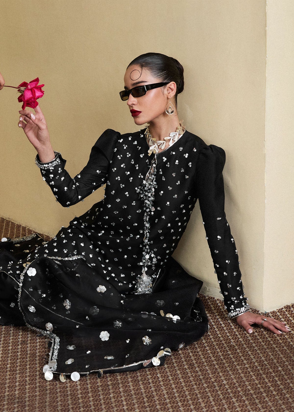Hussain Rehar | SS Luxury Pret 25 | Kiara -  Hussain Rehar Ladies Clothes - Original Designer Dress - House of Maryam