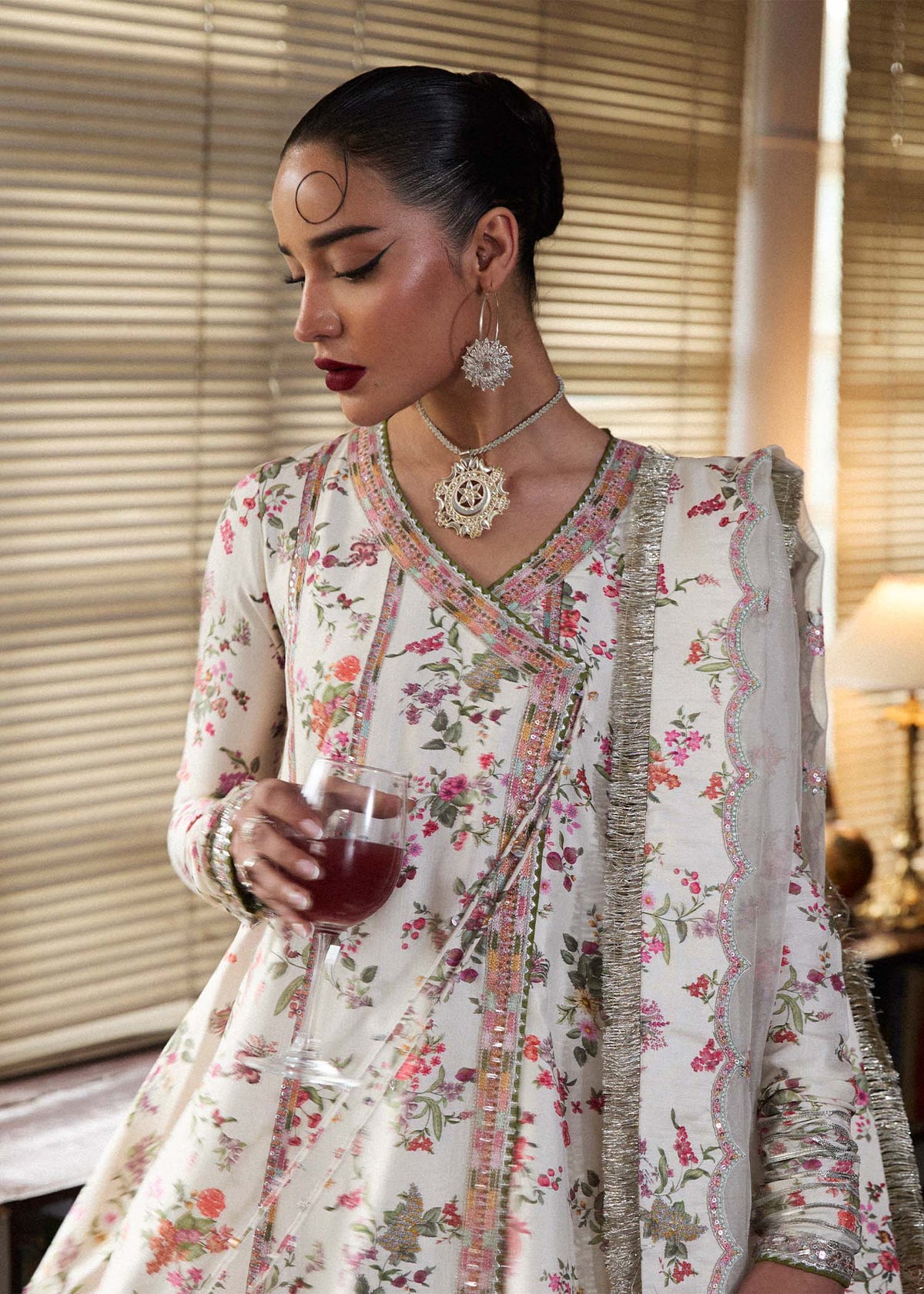 Hussain Rehar | SS Luxury Pret 25 | Inara -  Hussain Rehar Ladies Clothes - Original Designer Dress - House of Maryam