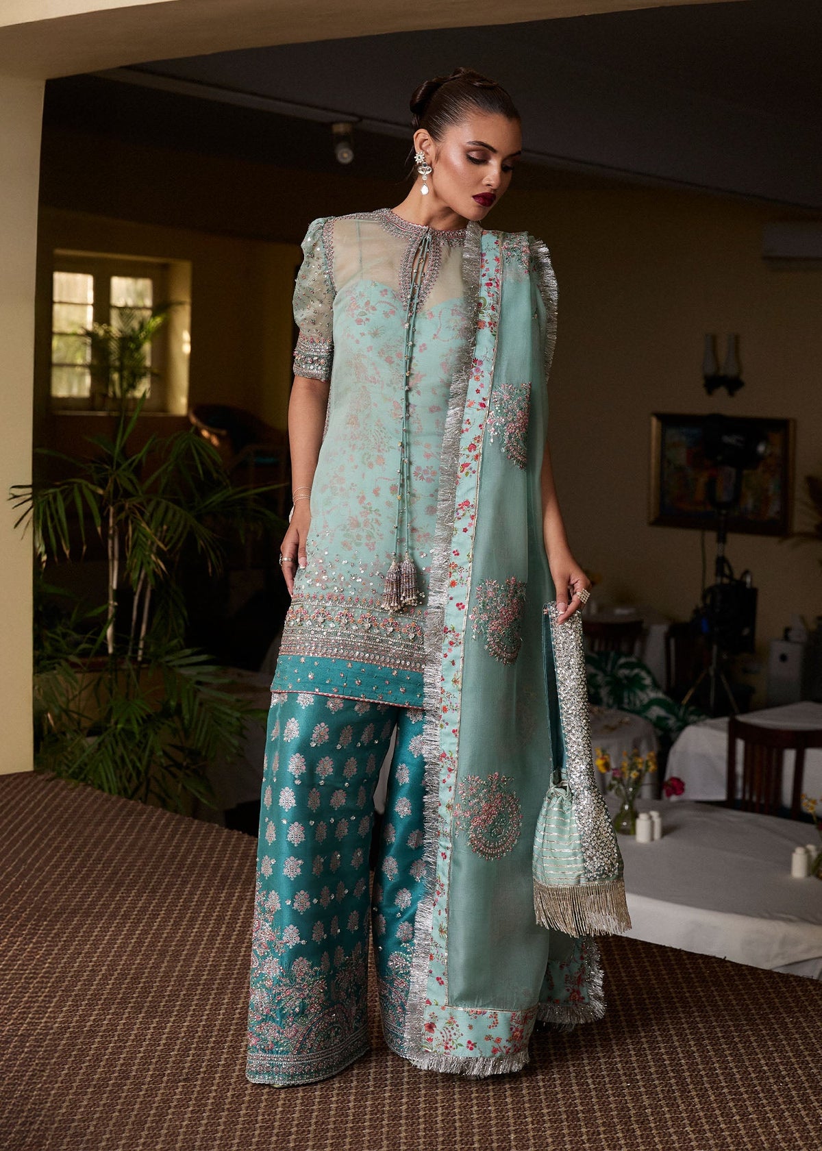 Hussain Rehar | SS Luxury Pret 25 | Artes -  Hussain Rehar Ladies Clothes - Original Designer Dress - House of Maryam