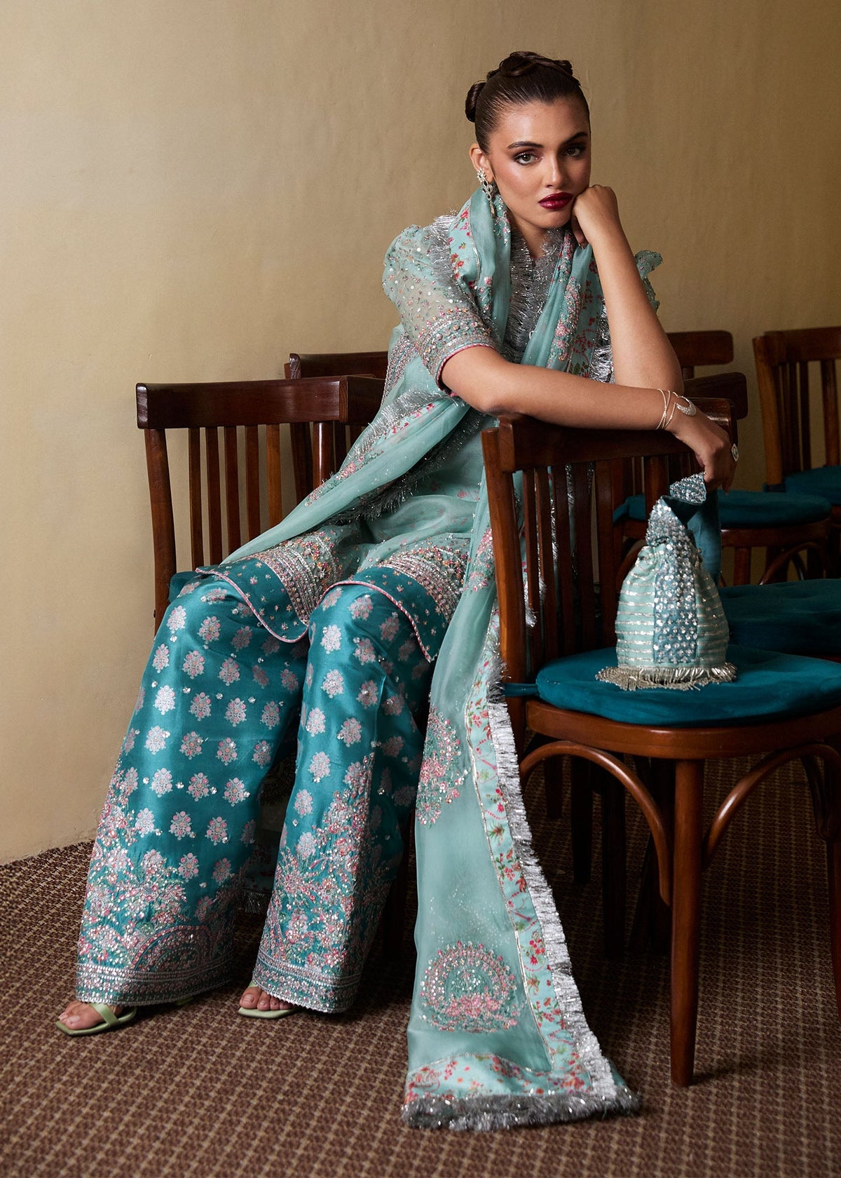 Hussain Rehar | SS Luxury Pret 25 | Artes -  Hussain Rehar Ladies Clothes - Original Designer Dress - House of Maryam