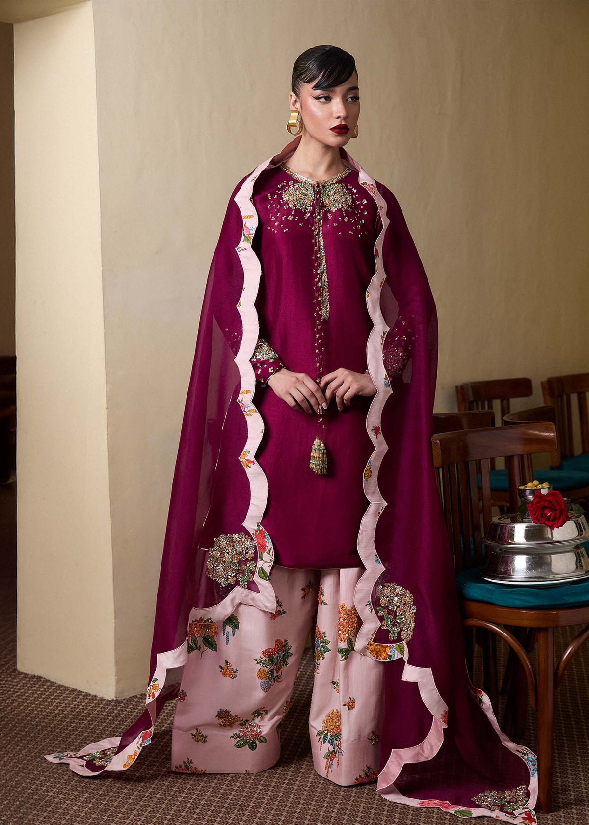 Hussain Rehar | SS Luxury Pret 25 | Impel -  Hussain Rehar Ladies Clothes - Original Designer Dress - House of Maryam