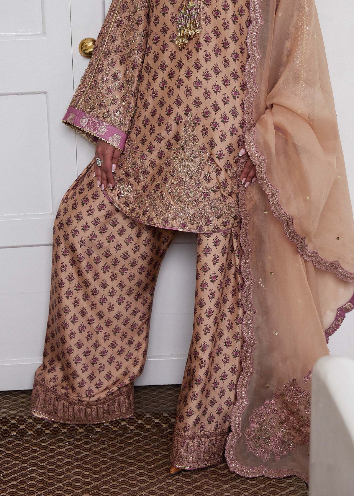 Hussain Rehar | SS Luxury Pret 25 | Fran -  Hussain Rehar Ladies Clothes - Original Designer Dress - House of Maryam