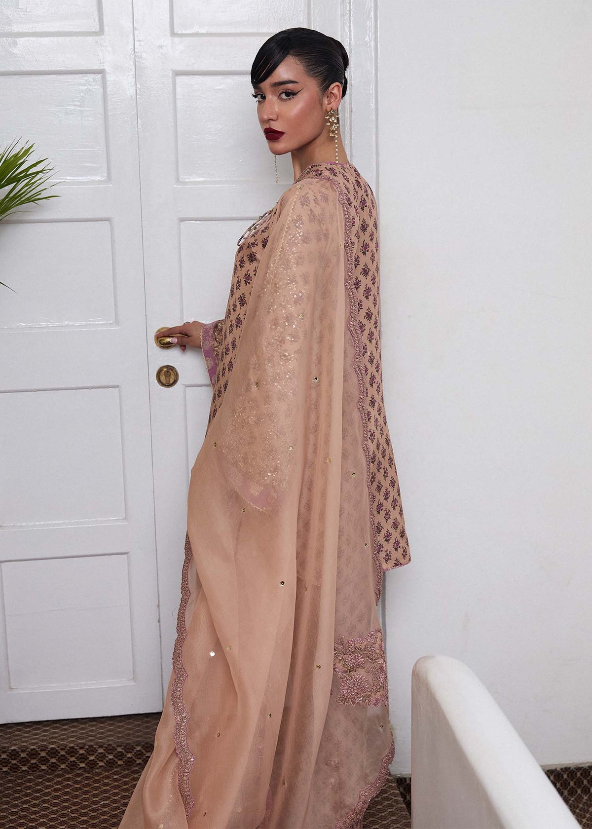 Hussain Rehar | SS Luxury Pret 25 | Fran -  Hussain Rehar Ladies Clothes - Original Designer Dress - House of Maryam