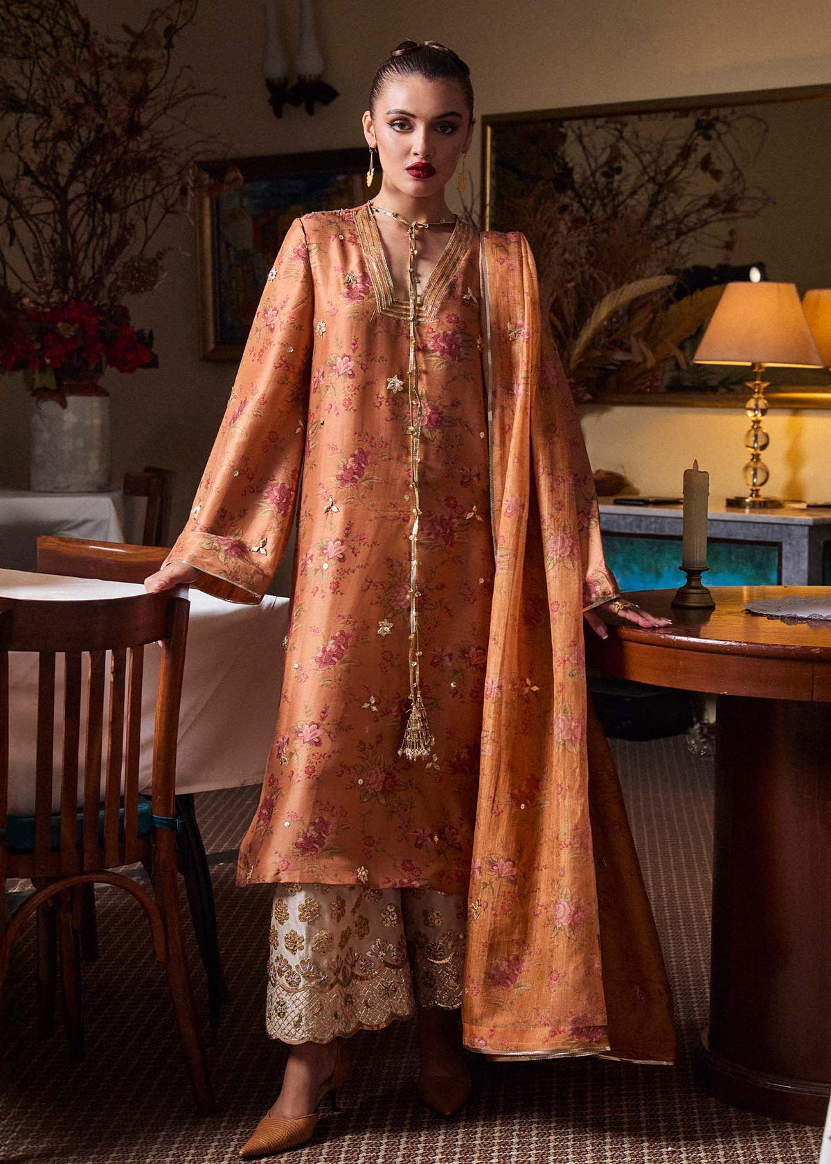 Hussain Rehar | SS Luxury Pret 25 | Dijan -  Hussain Rehar Ladies Clothes - Original Designer Dress - House of Maryam