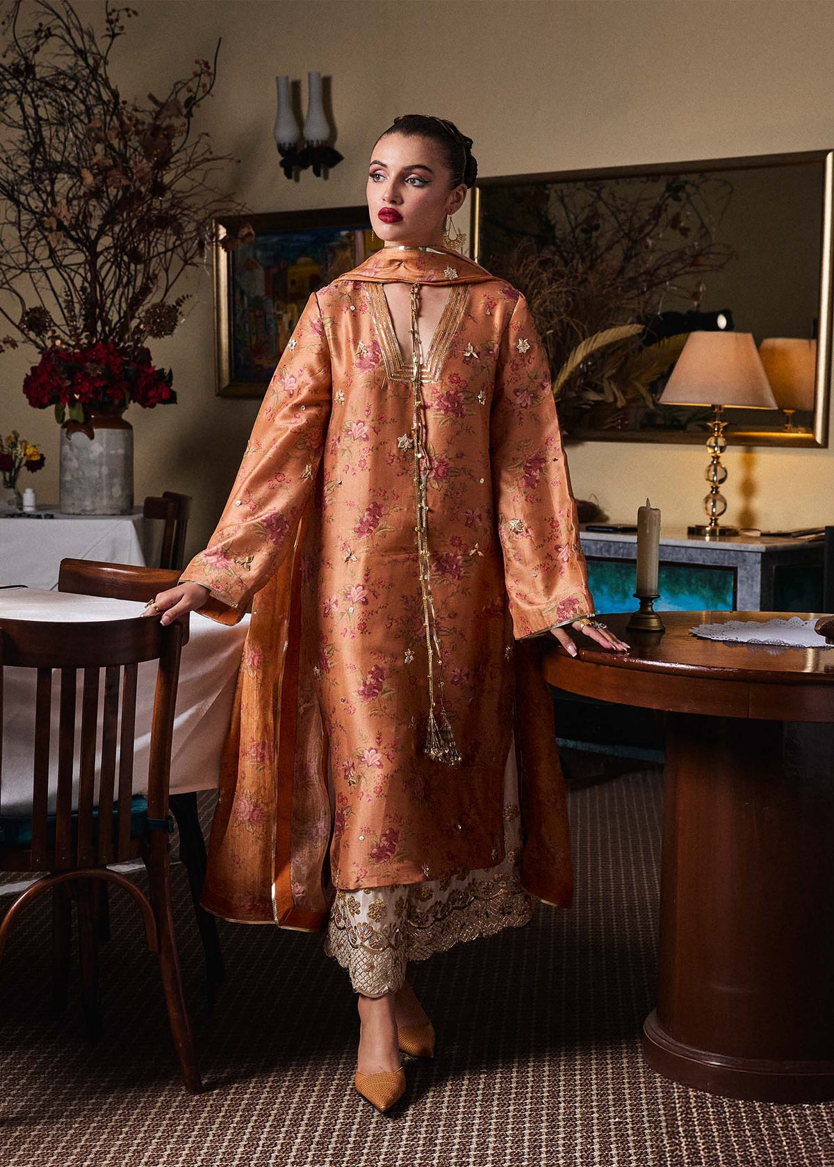 Hussain Rehar | SS Luxury Pret 25 | Dijan -  Hussain Rehar Ladies Clothes - Original Designer Dress - House of Maryam