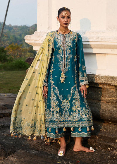 Hussain Rehar | Luxury Lawn 25 | Eupic -  Hussain Rehar Ladies Clothes - Original Designer Dress - House of Maryam