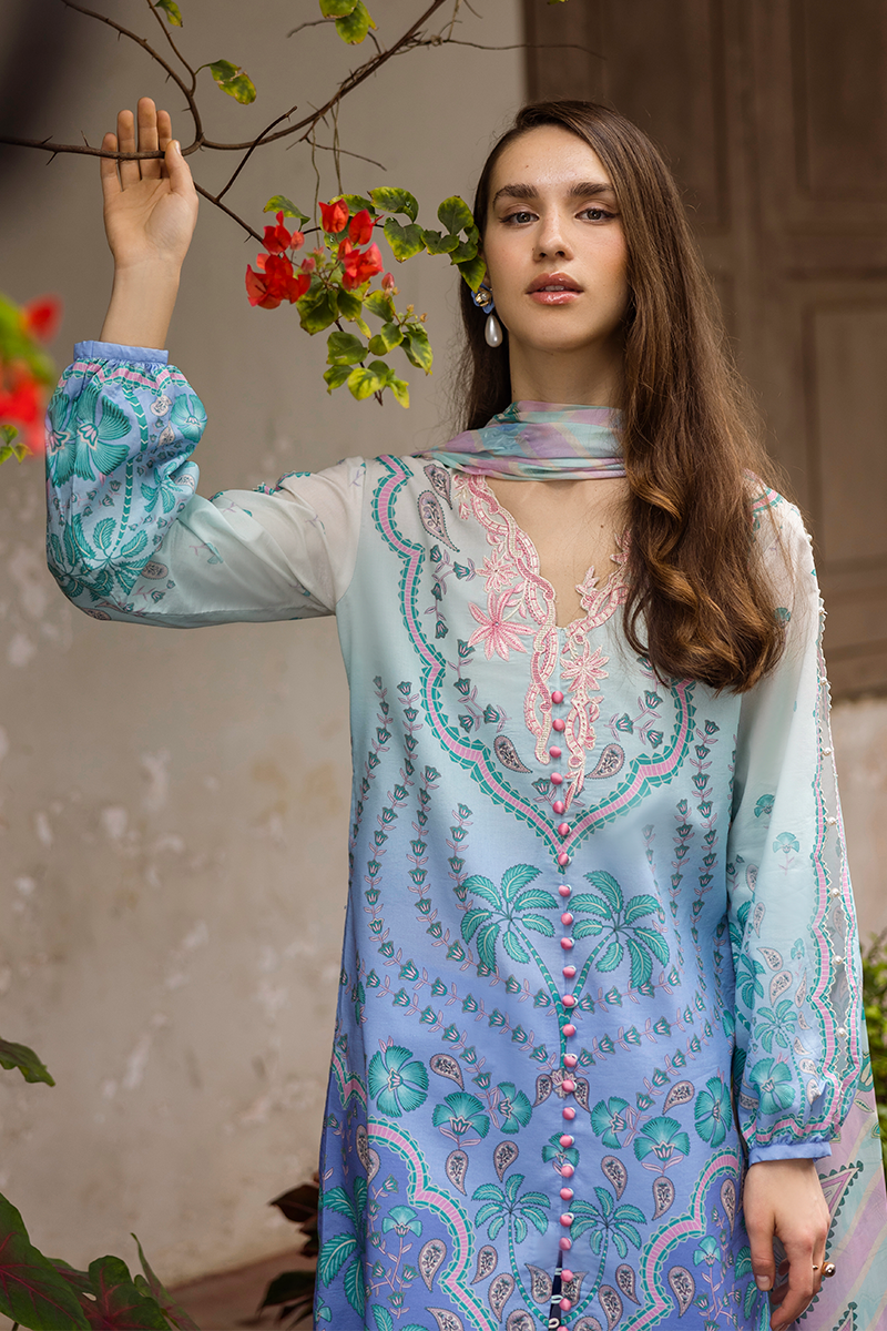 Mushq | La Dolce Hemline Prints 25 | Ameta -  Mushq Ladies Clothes - Original Designer Dress - House of Maryam