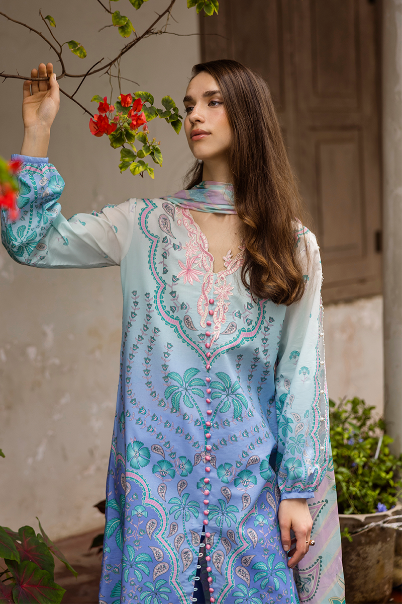 Mushq | La Dolce Hemline Prints 25 | Ameta -  Mushq Ladies Clothes - Original Designer Dress - House of Maryam