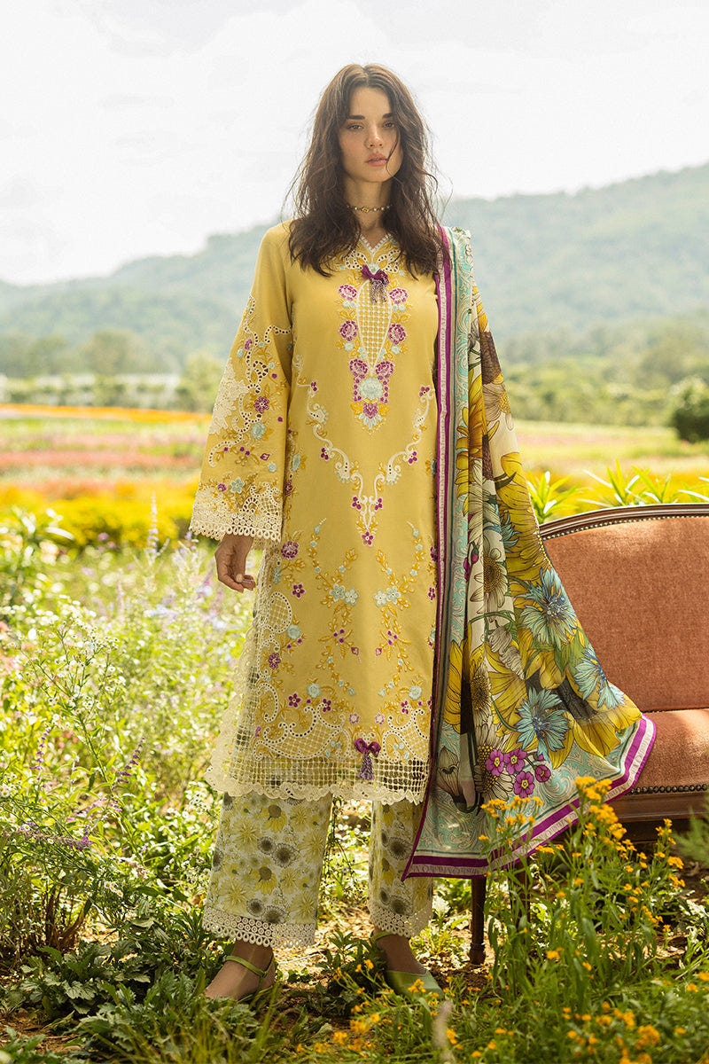 Mushq | Secret Garden Hemline 25 | Faded Sunflower -  Mushq Ladies Clothes - Original Designer Dress - House of Maryam