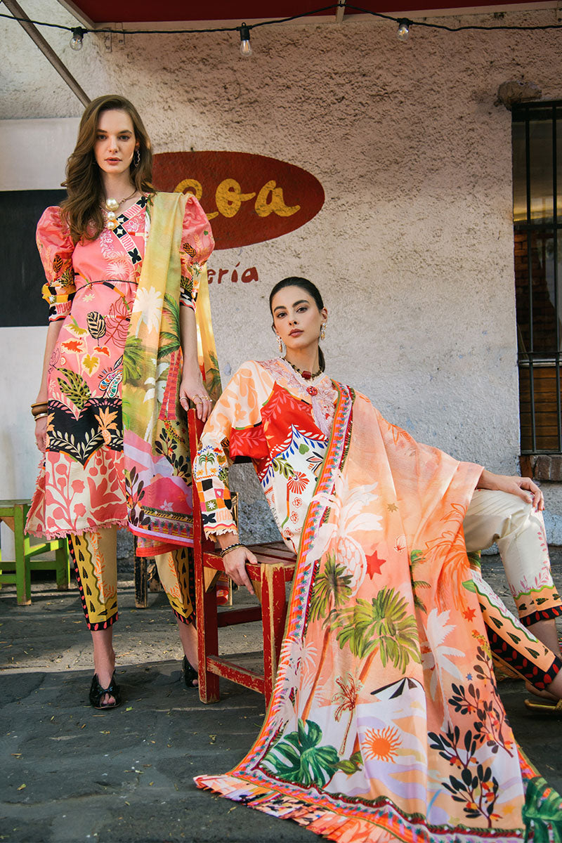 Mushq | La Dolce Hemline Prints 25 | Spring Avenue -  Mushq Ladies Clothes - Original Designer Dress - House of Maryam