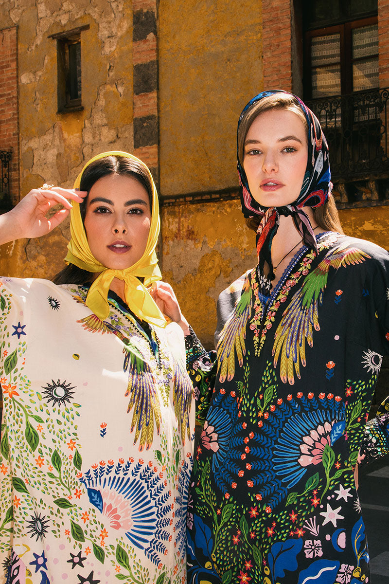 Mushq | La Dolce Hemline Prints 25 | Magnolias -  Mushq Ladies Clothes - Original Designer Dress - House of Maryam