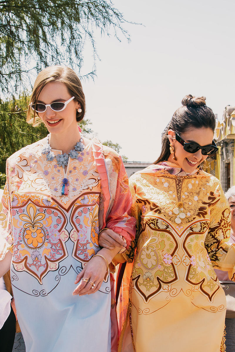 Mushq | La Dolce Hemline Prints 25 | Water Lily -  Mushq Ladies Clothes - Original Designer Dress - House of Maryam