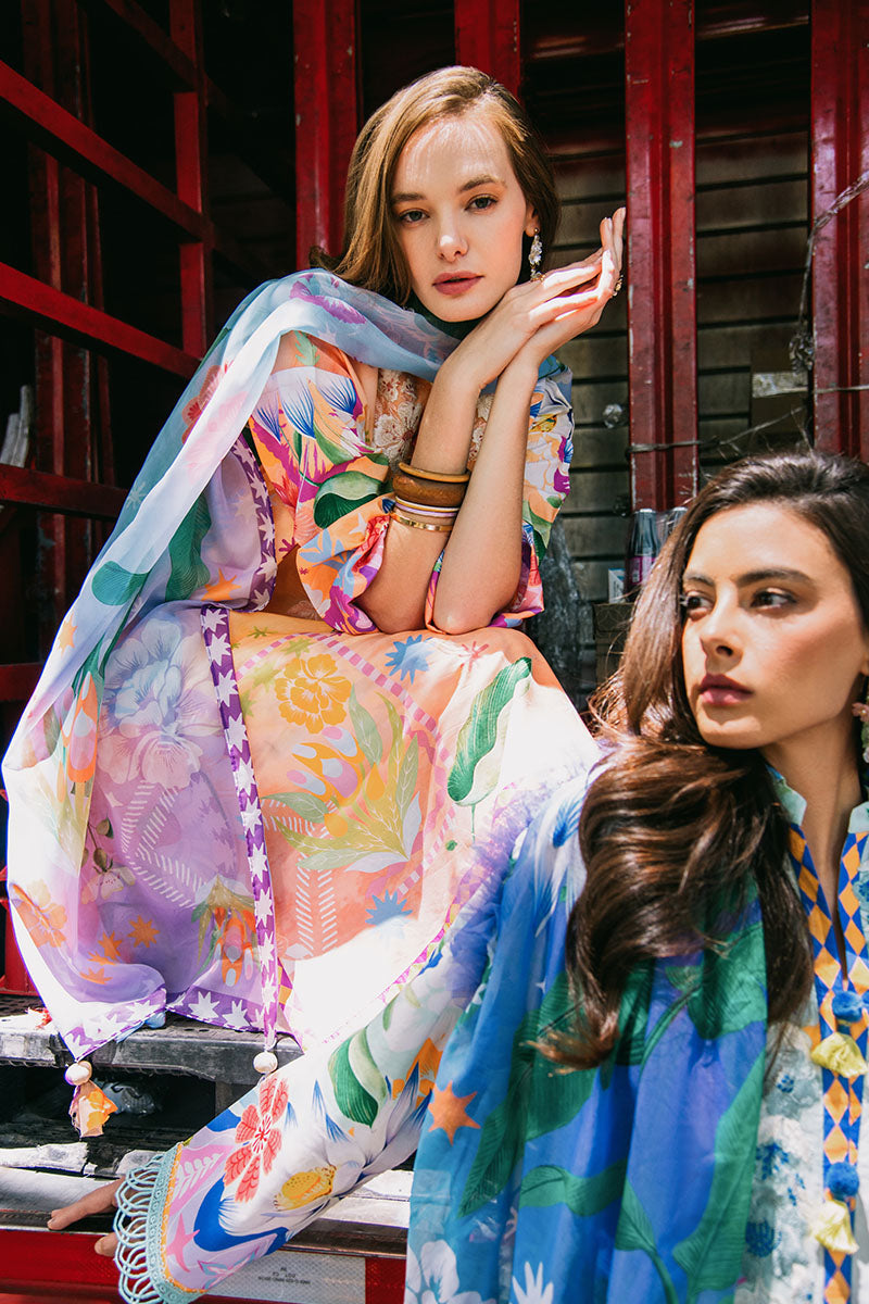 Mushq | La Dolce Hemline Prints 25 | Angels Song -  Mushq Ladies Clothes - Original Designer Dress - House of Maryam