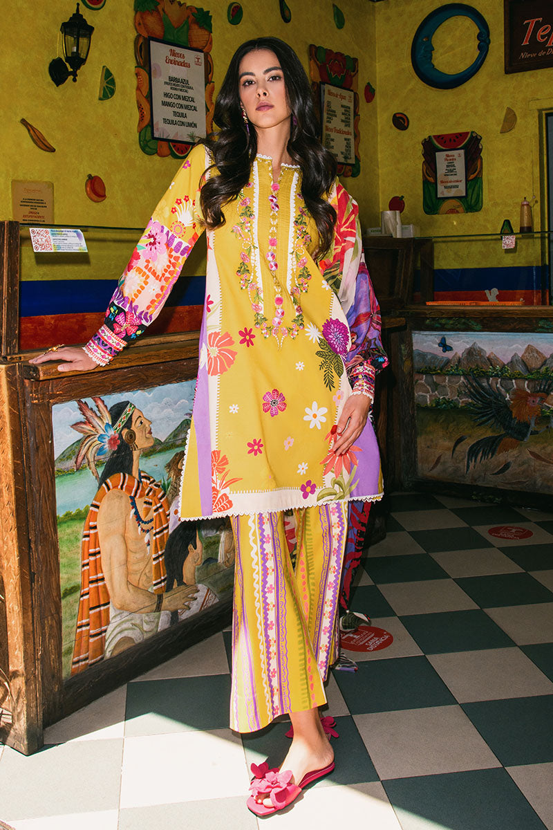 Mushq | La Dolce Hemline Prints 25 | The Dream -  Mushq Ladies Clothes - Original Designer Dress - House of Maryam