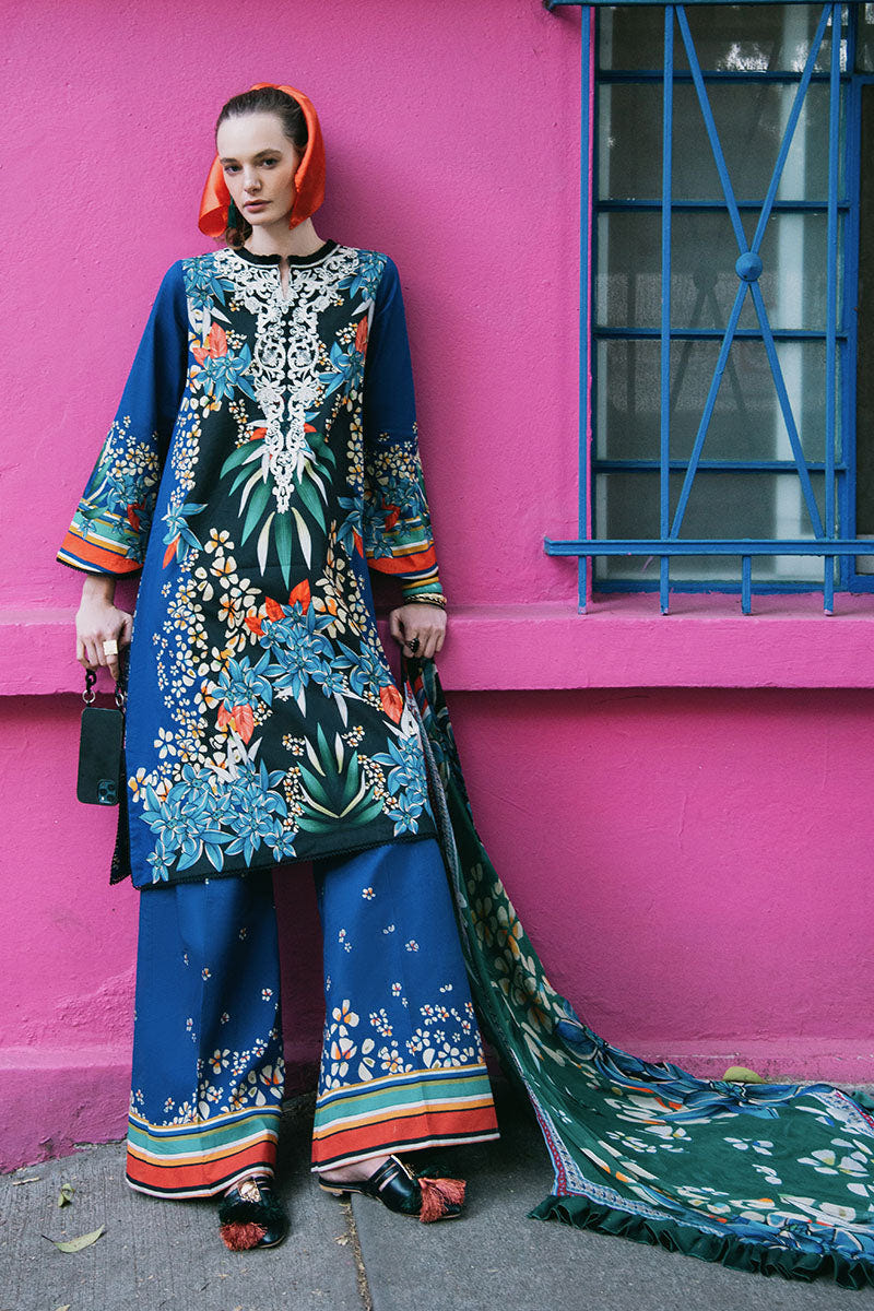 Mushq | La Dolce Hemline Prints 25 | Life of Irises -  Mushq Ladies Clothes - Original Designer Dress - House of Maryam