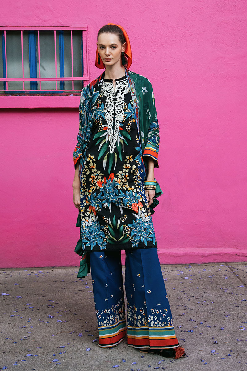 Mushq | La Dolce Hemline Prints 25 | Life of Irises -  Mushq Ladies Clothes - Original Designer Dress - House of Maryam