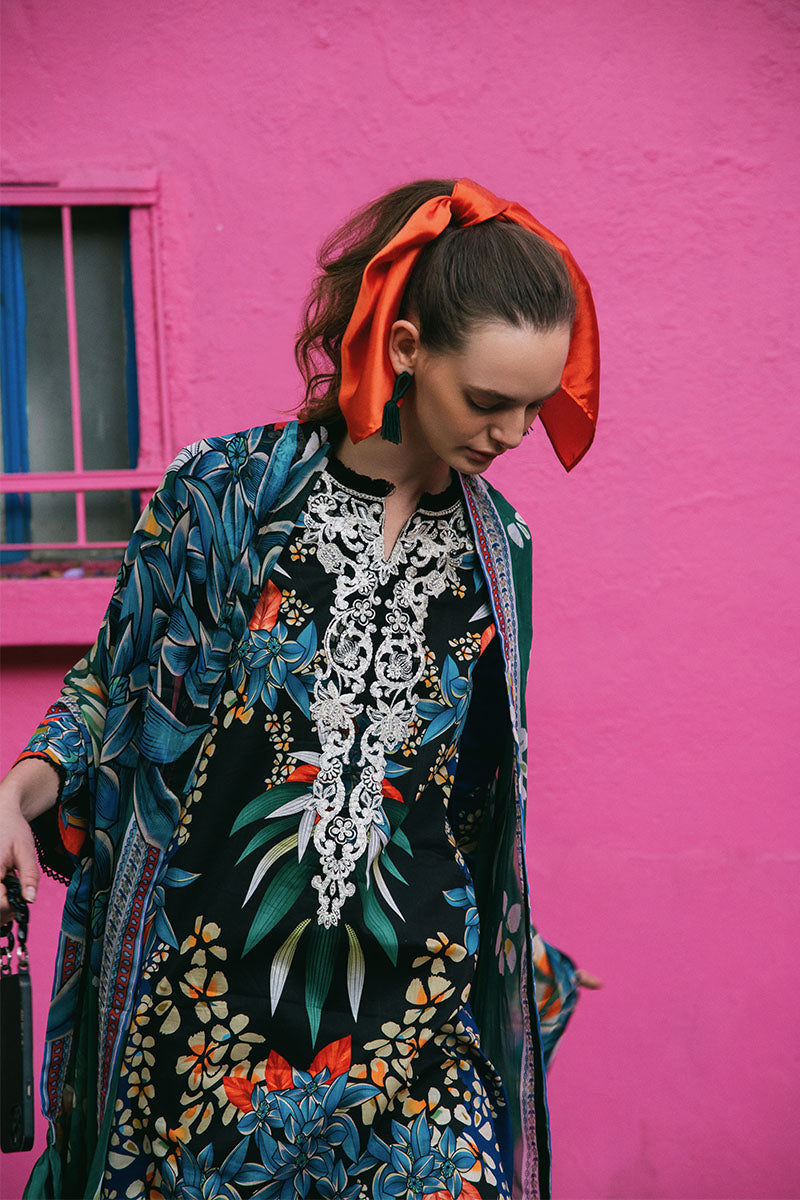 Mushq | La Dolce Hemline Prints 25 | Life of Irises -  Mushq Ladies Clothes - Original Designer Dress - House of Maryam