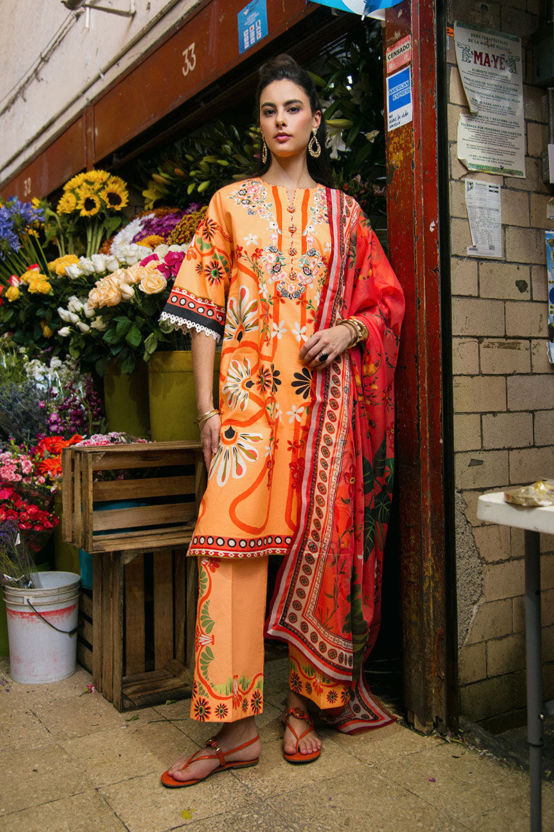 Mushq | La Dolce Hemline Prints 25 | Doves of Garden -  Mushq Ladies Clothes - Original Designer Dress - House of Maryam