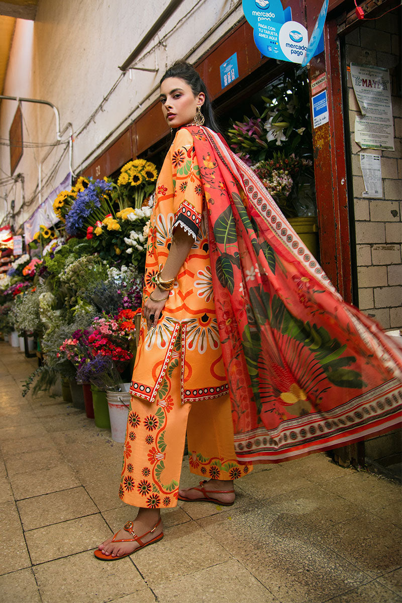 Mushq | La Dolce Hemline Prints 25 | Doves of Garden -  Mushq Ladies Clothes - Original Designer Dress - House of Maryam