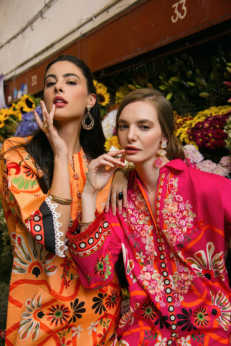 Mushq | La Dolce Hemline Prints 25 | Doves of Garden -  Mushq Ladies Clothes - Original Designer Dress - House of Maryam