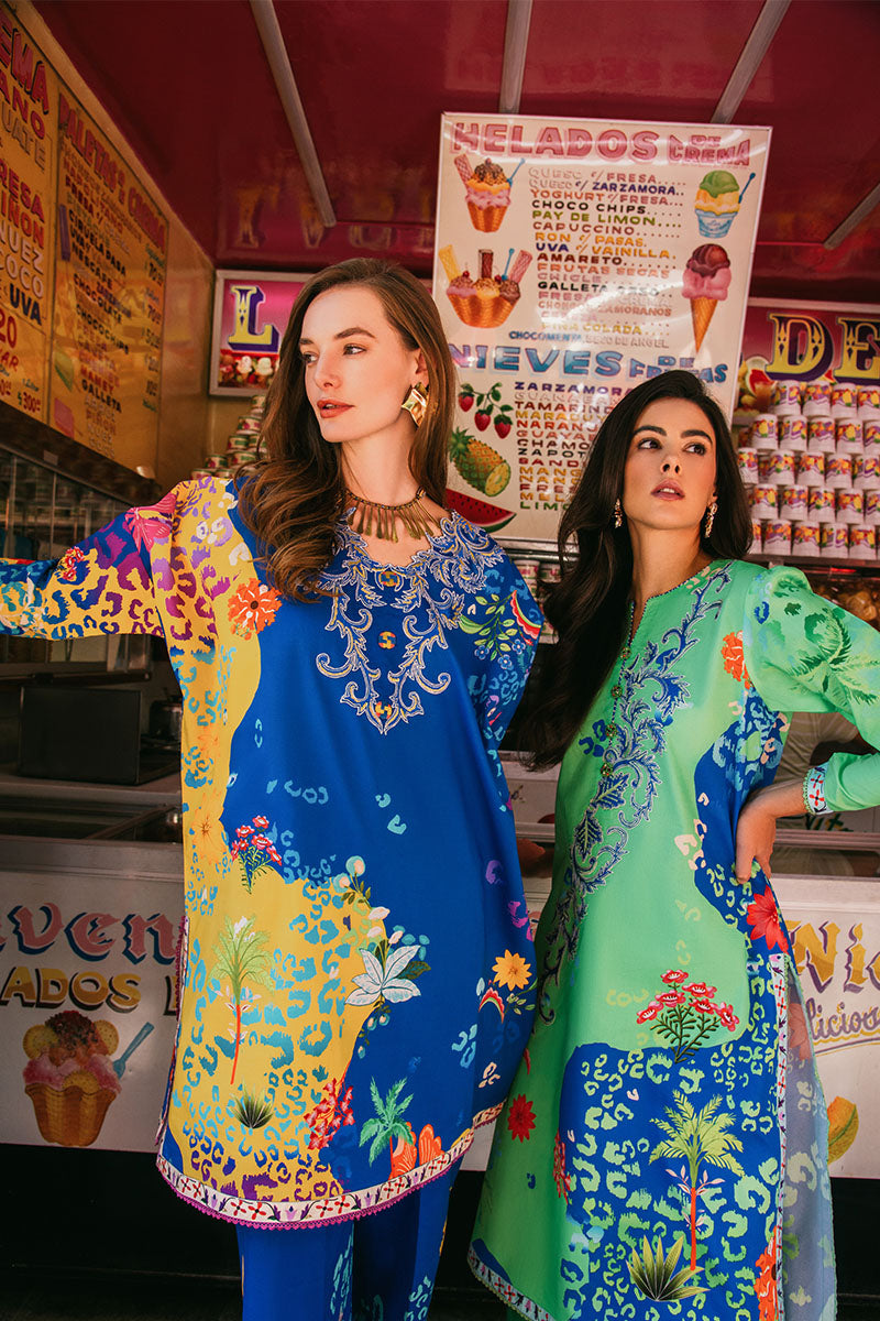 Mushq | La Dolce Hemline Prints 25 | Living Heart -  Mushq Ladies Clothes - Original Designer Dress - House of Maryam