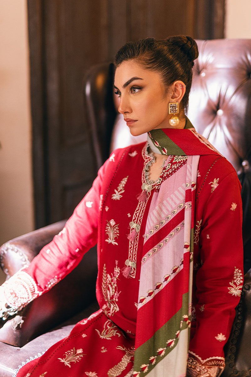 Mushq | Symphony Karandi Collection | VELVET ROSE by Designer Mushq - House of Maryam - Pakistani Designer Ethnic Wear in {{ shop.shopifyCountryName }}