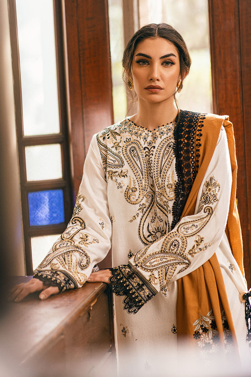 Mushq | Symphony Karandi Collection | IVORY WHISPER -  Mushq Ladies Clothes - Original Designer Dress - House of Maryam