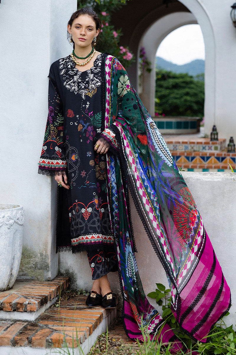 Mushq | Mirasol Printed Cambric | Medi Noche, image 3