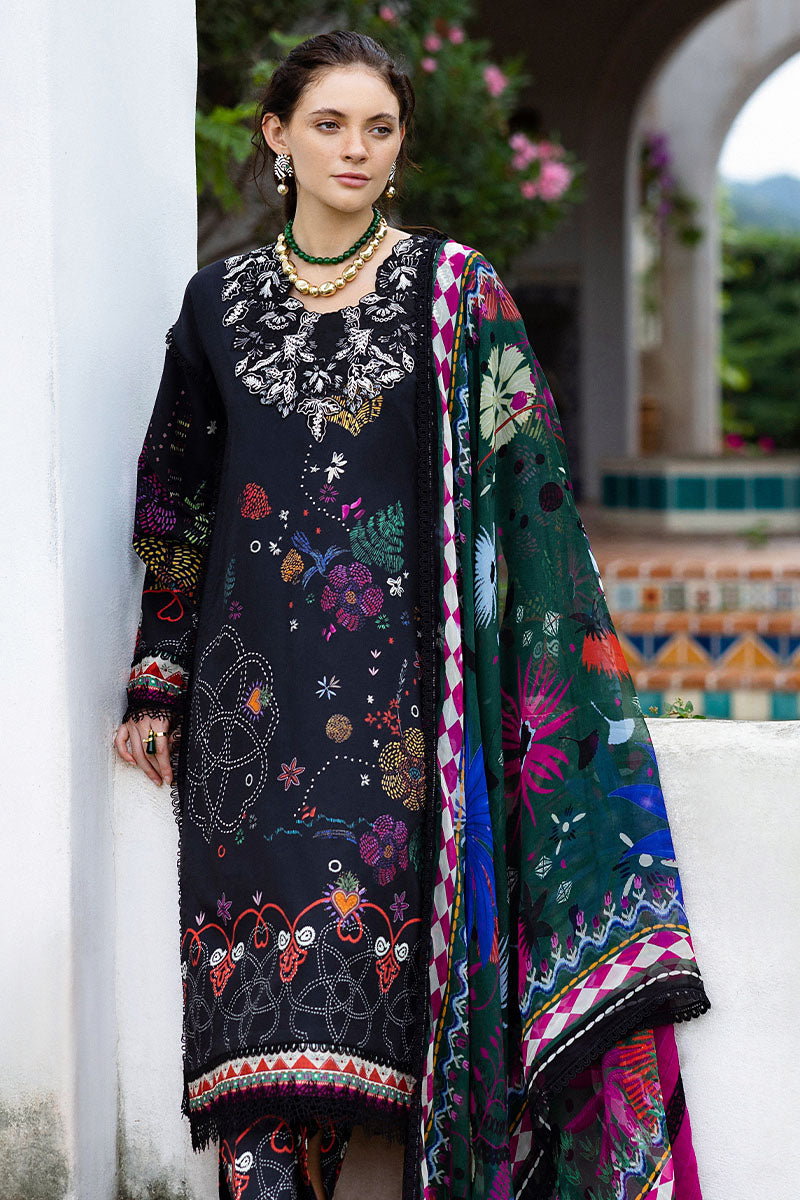 Mushq | Mirasol Printed Cambric | Medi Noche, image 2